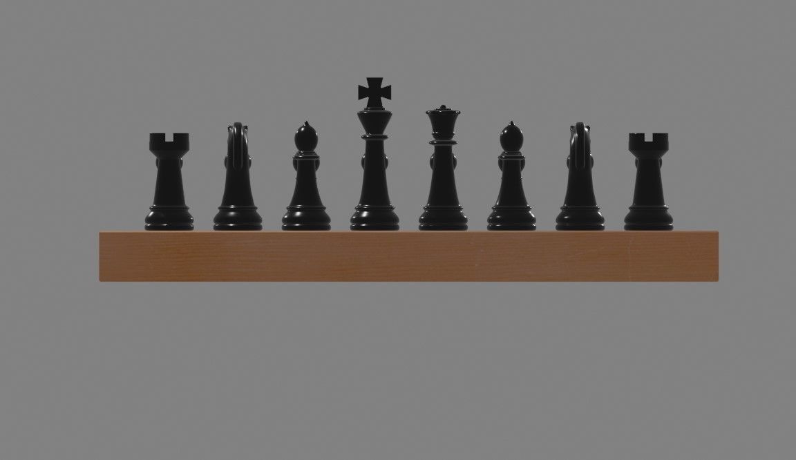 Chess Game Complete - Jogo de Xadrez 3D model_12
