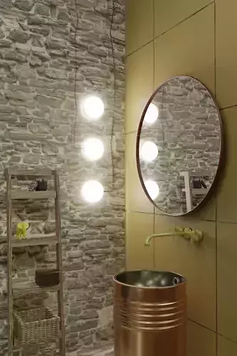 decoration decoration bathroom furniture sink mirror lamp