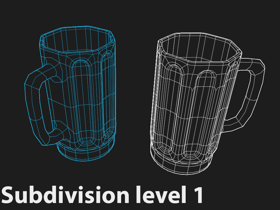 Beer mug Free 3D model_5