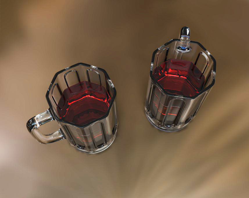 Beer mug Free 3D model_2