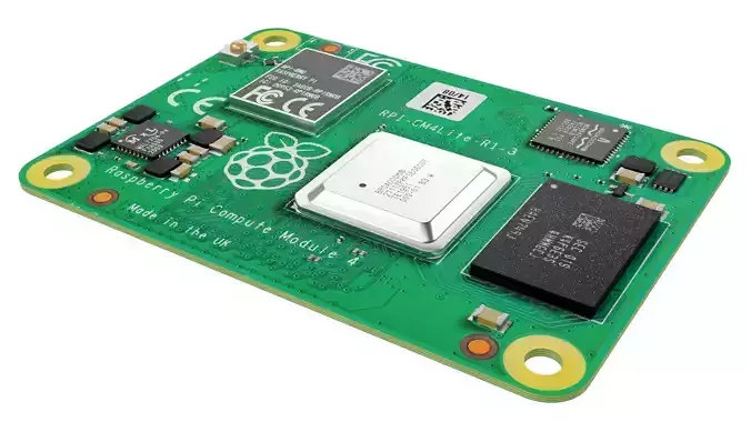 Raspberry Pi Compute Module 4 Low-poly 3D model