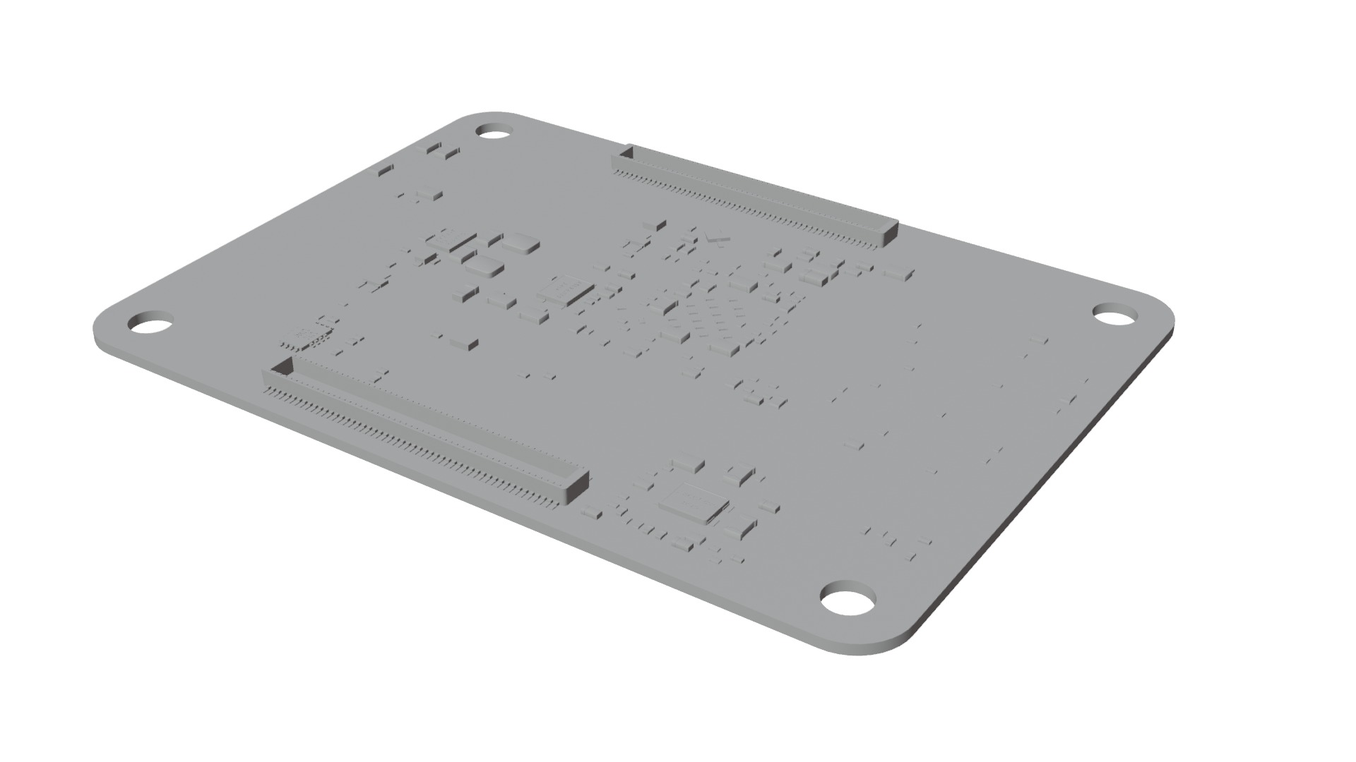 Raspberry Pi Compute Module 4 Low-poly 3D model_7