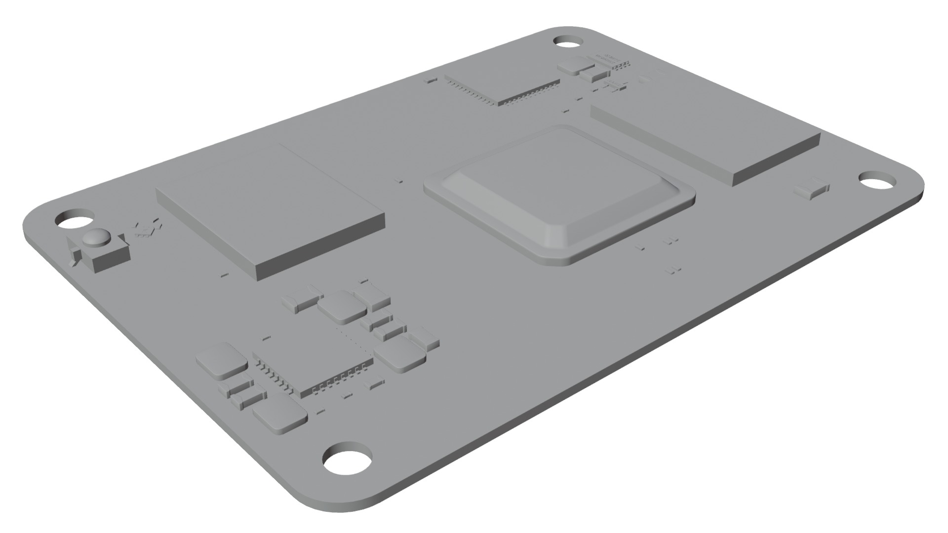 Raspberry Pi Compute Module 4 Low-poly 3D model_10