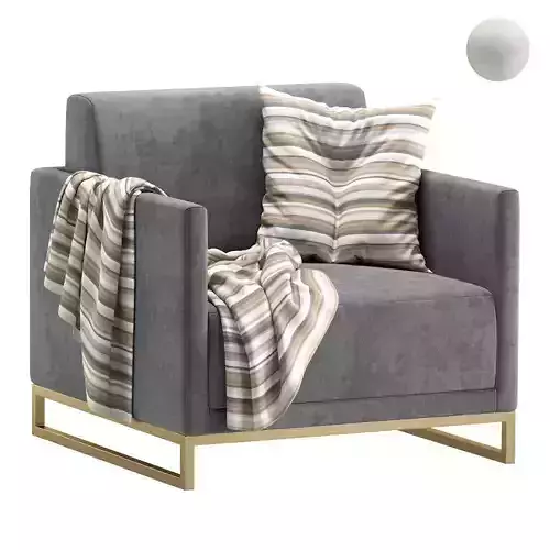 MICHIGAN Armchair Cazarina 3D model