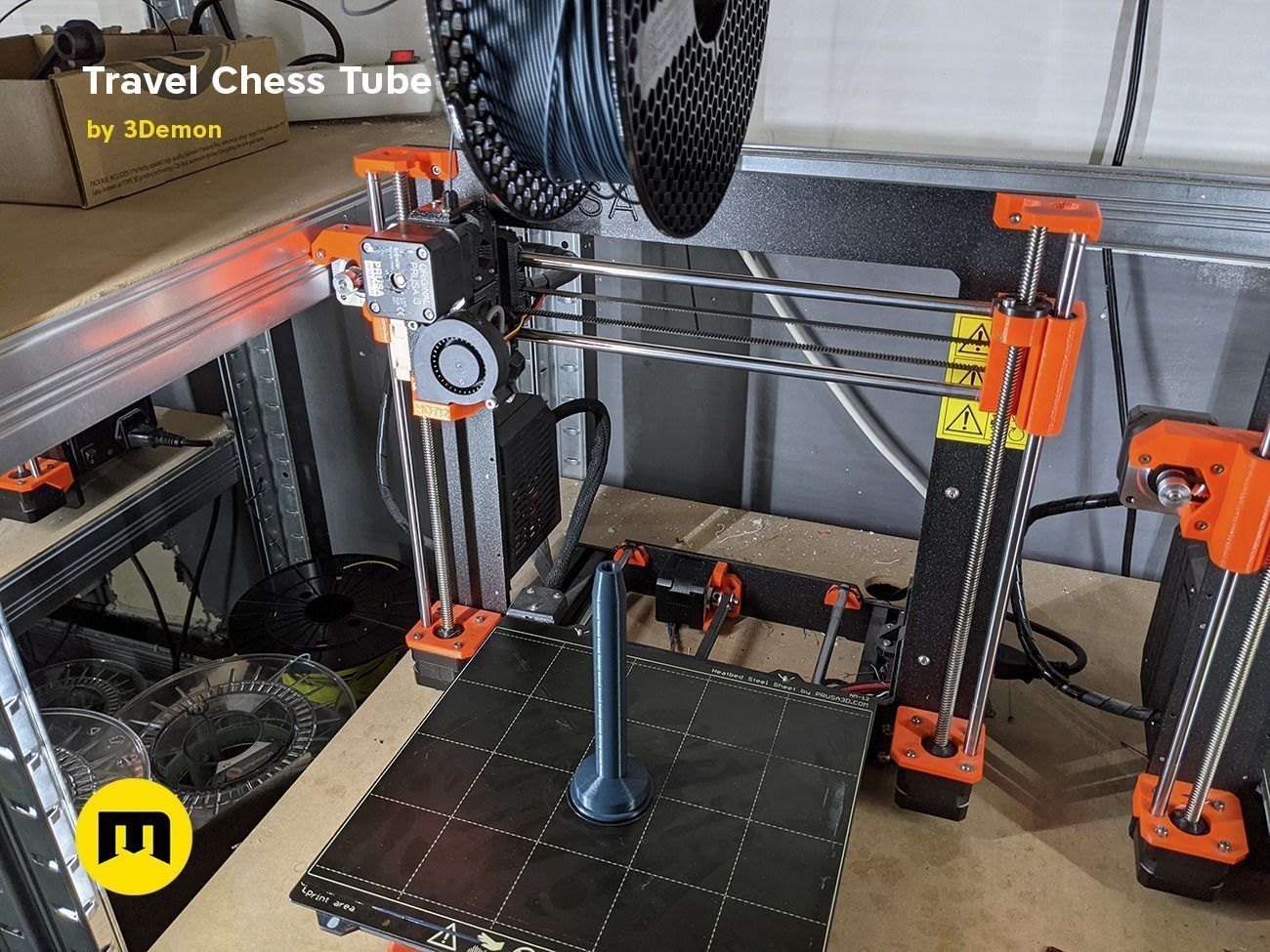 Travel Chess Tube Free 3D print model_41