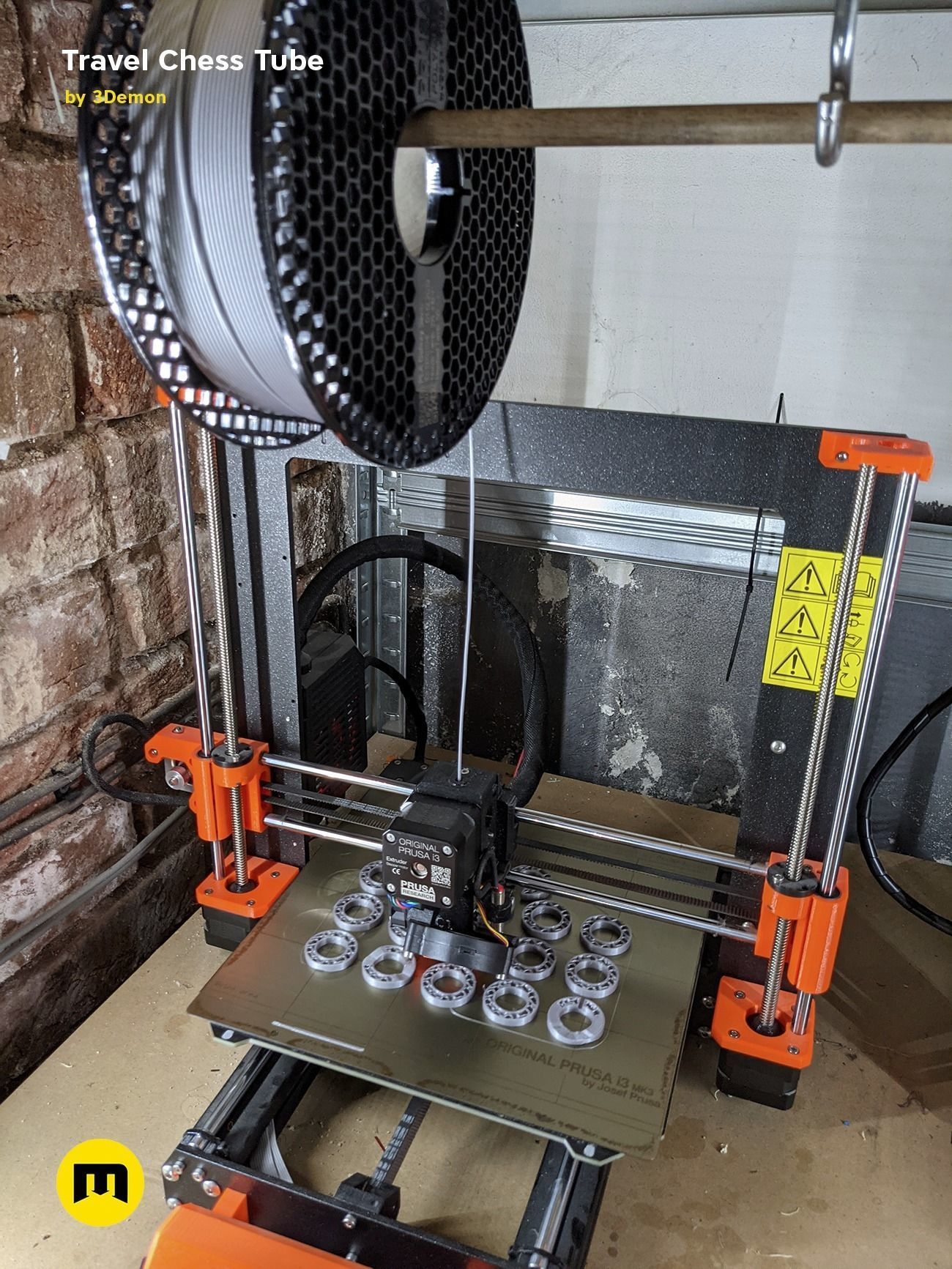 Travel Chess Tube Free 3D print model_37