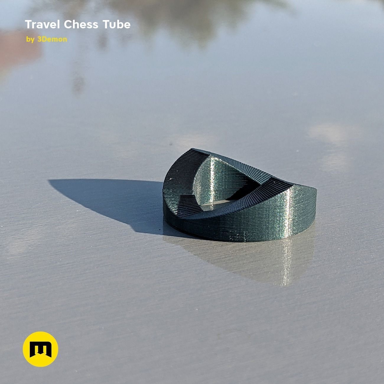 Travel Chess Tube Free 3D print model_13