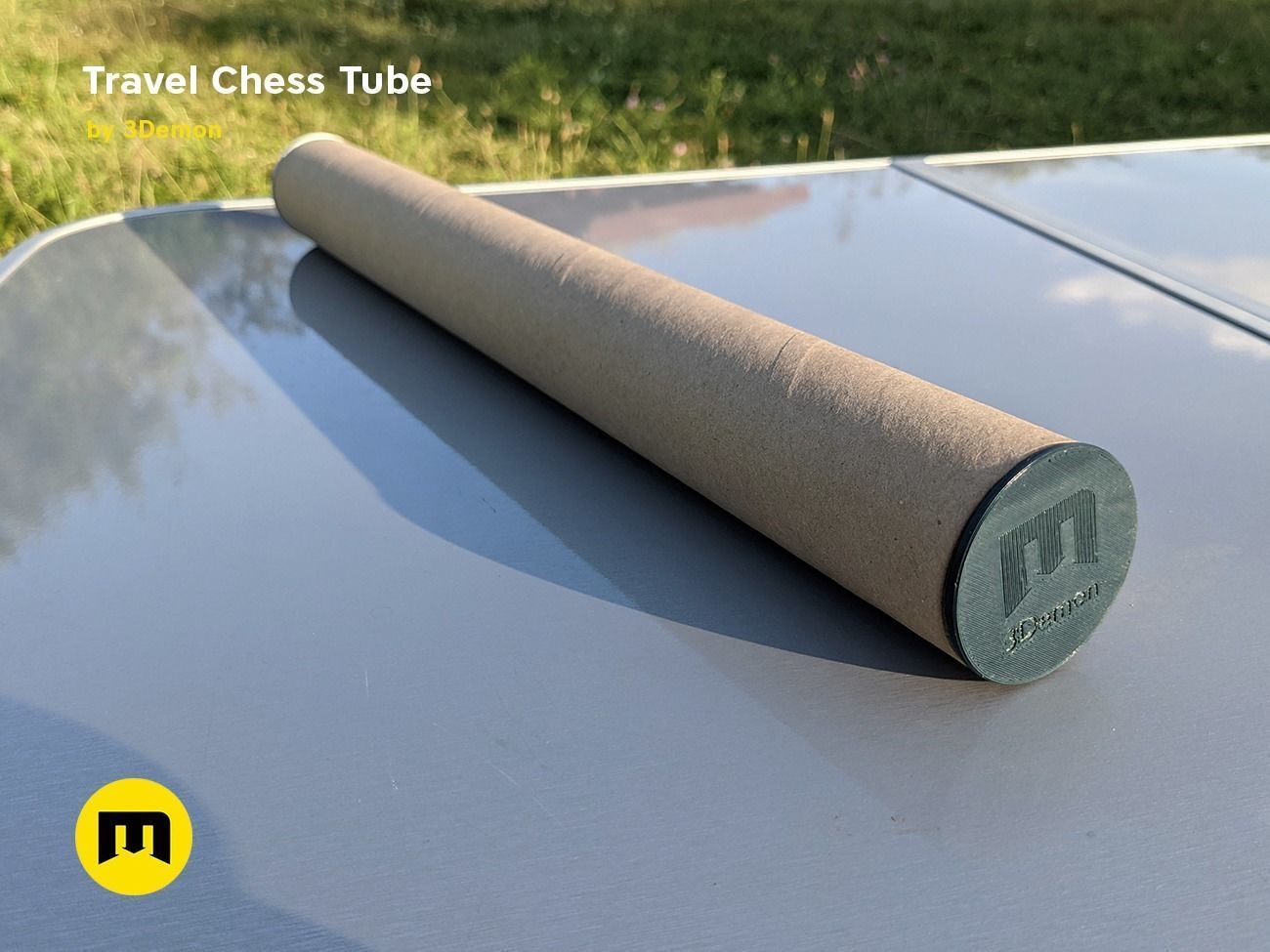 Travel Chess Tube Free 3D print model_24