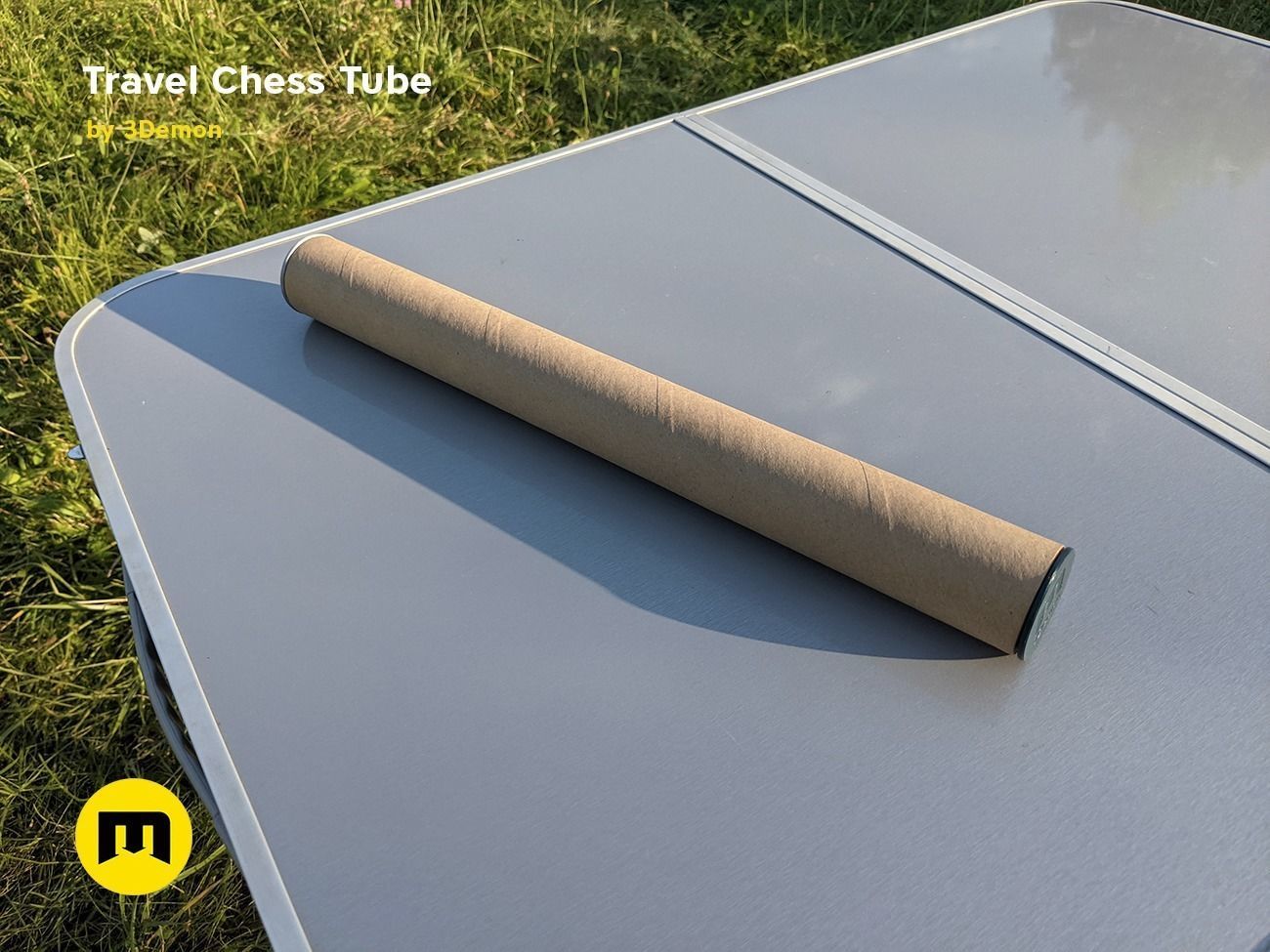 Travel Chess Tube Free 3D print model_23