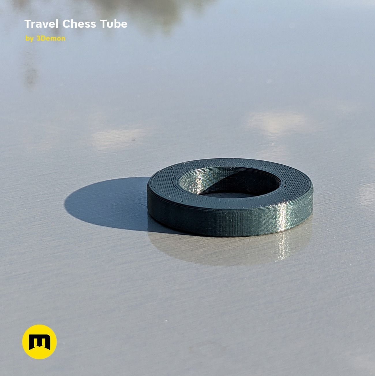 Travel Chess Tube Free 3D print model_16