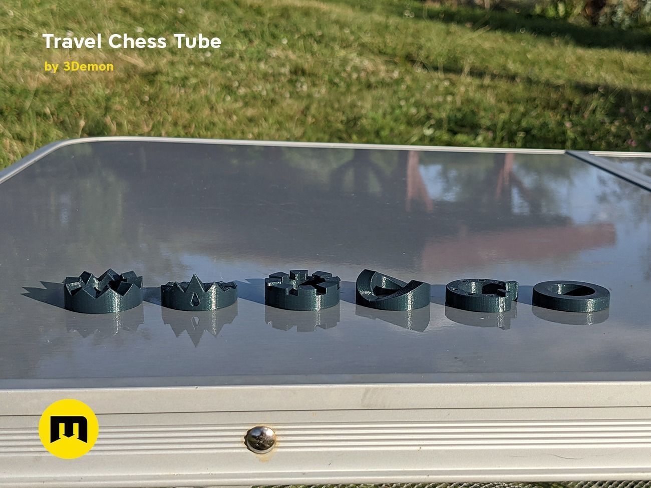Travel Chess Tube Free 3D print model_10