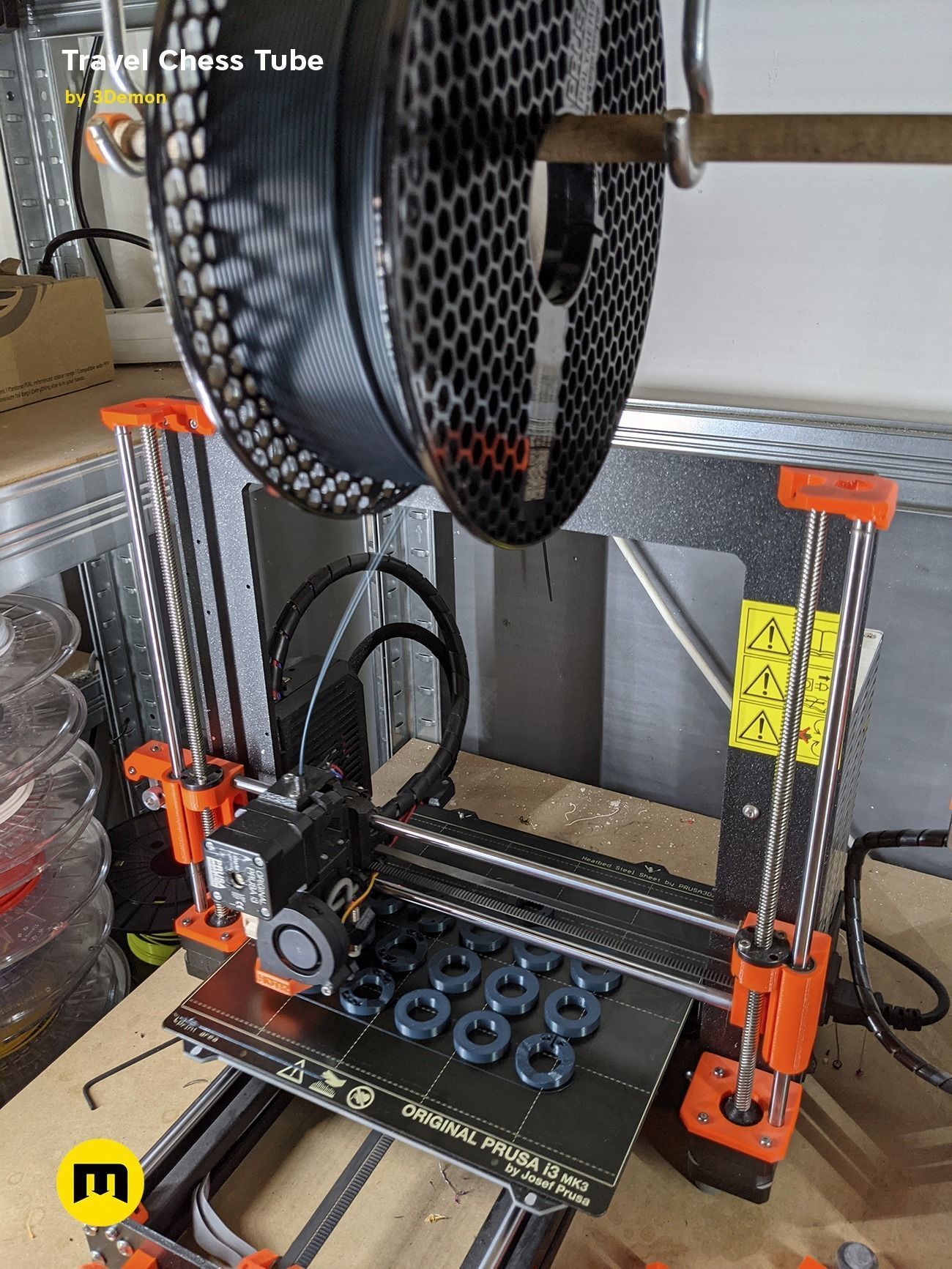 Travel Chess Tube Free 3D print model_43