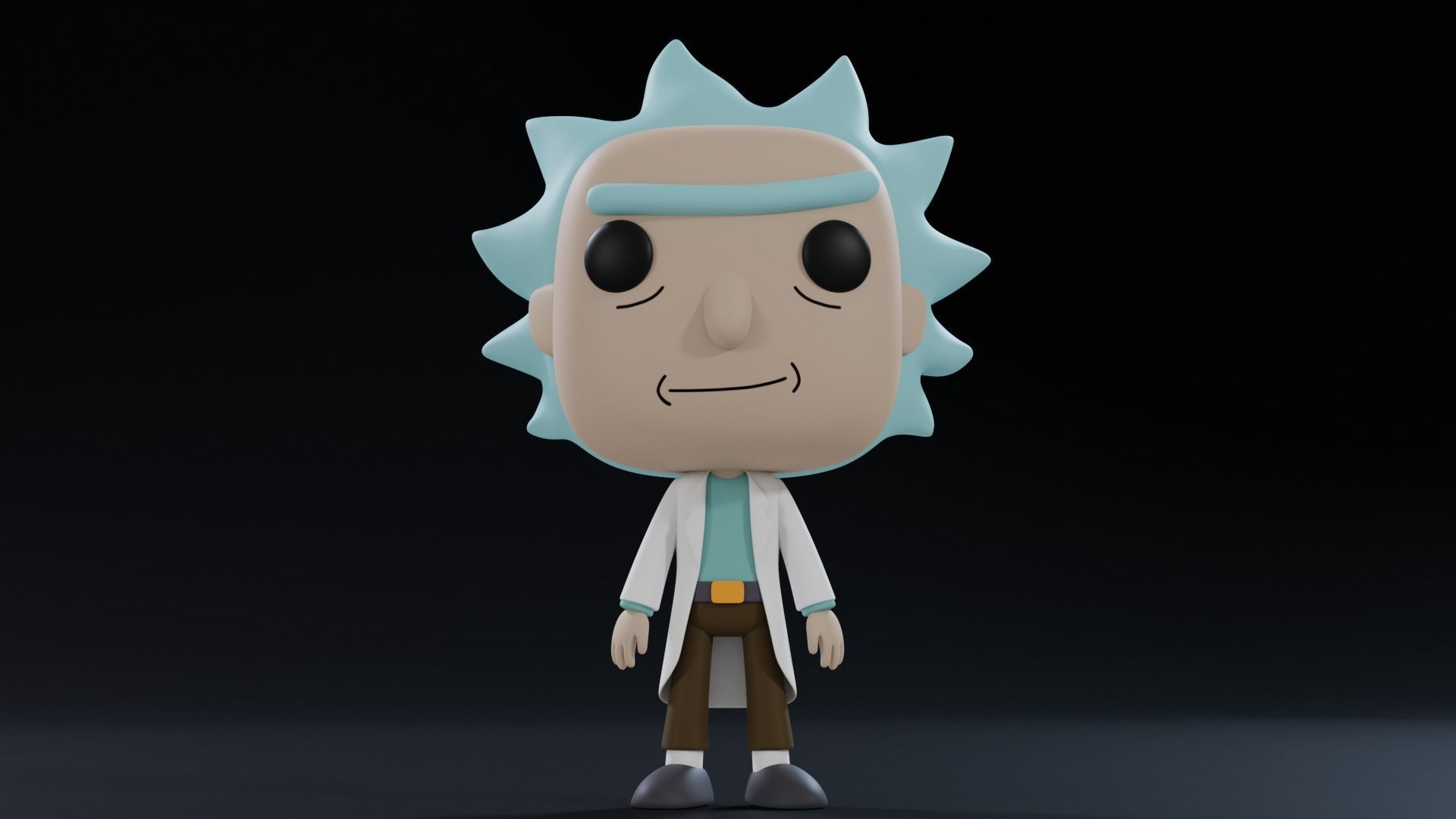 Funko Rick 3D model_9