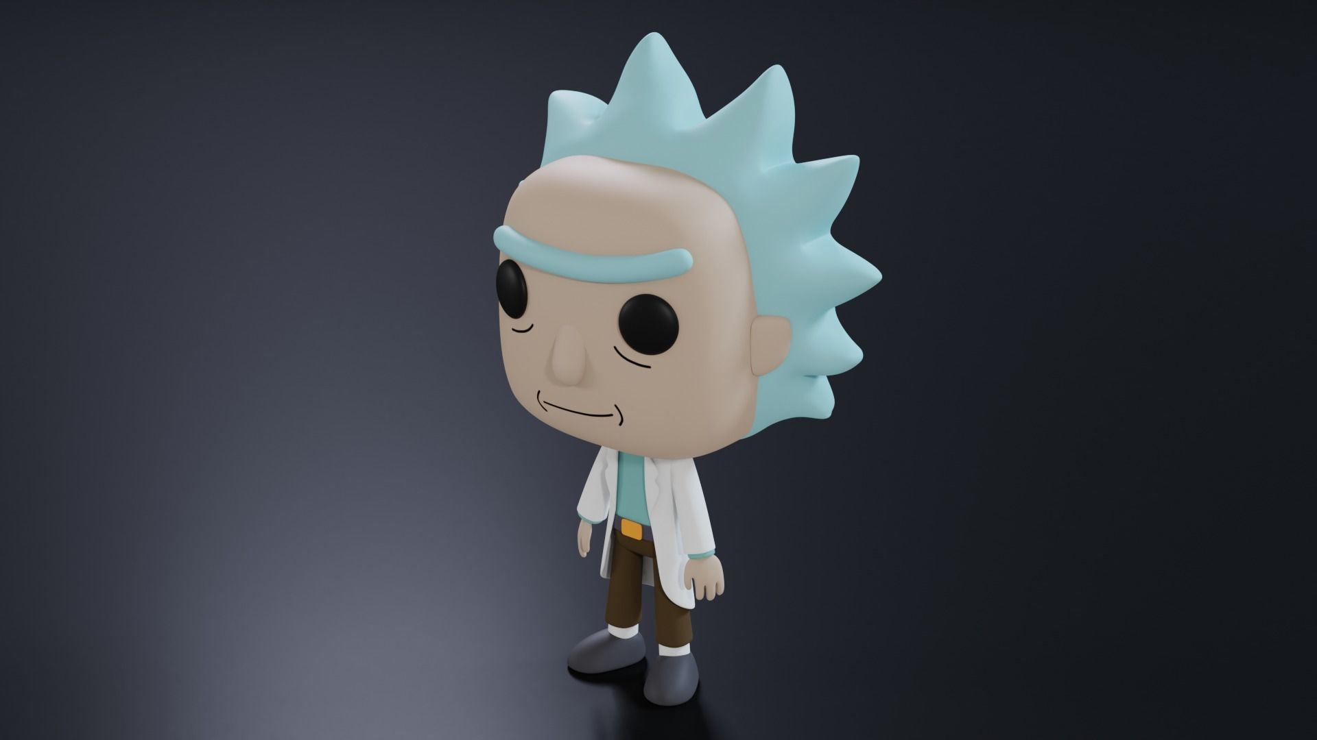 Funko Rick 3D model_6
