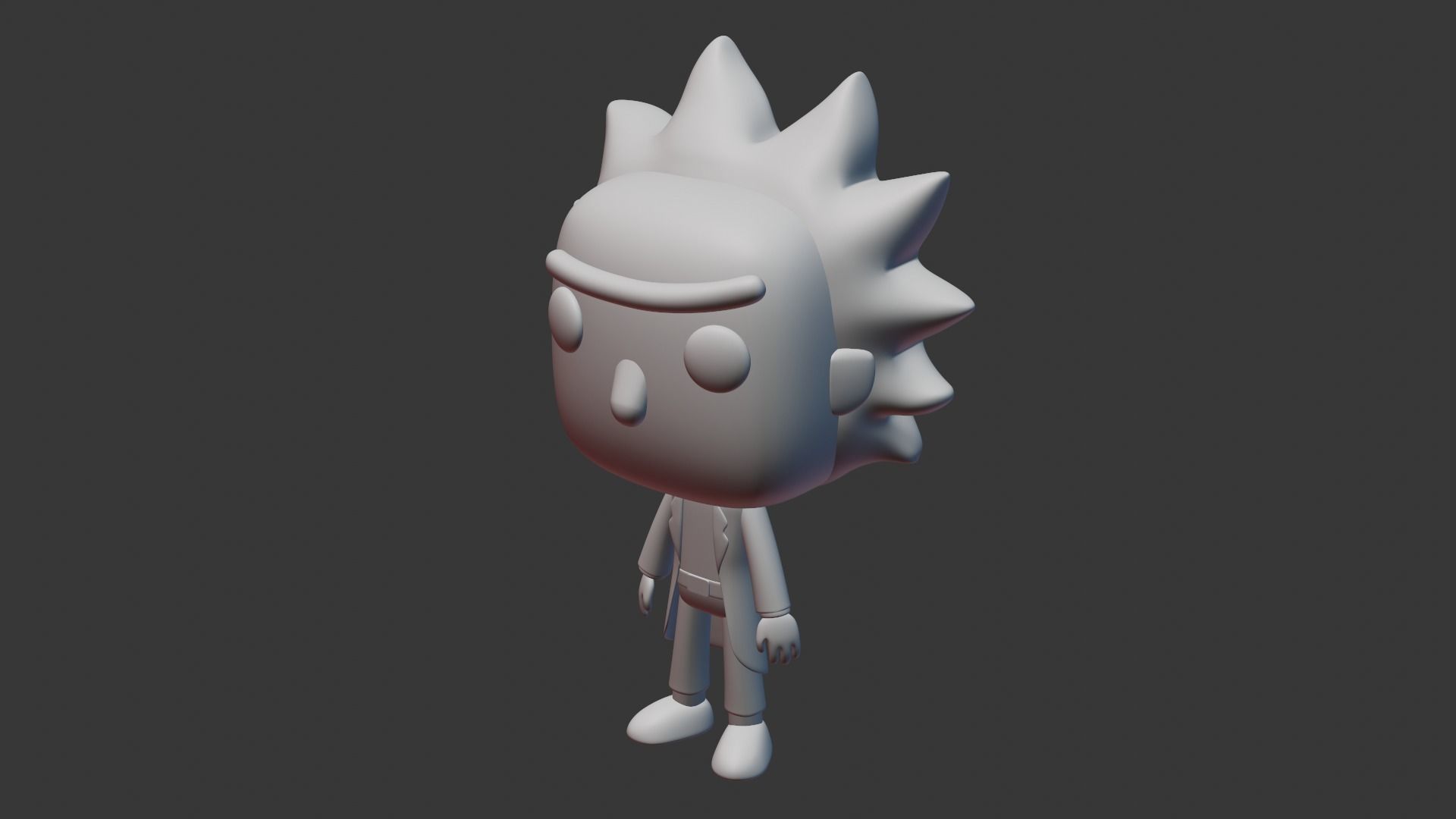 Funko Rick 3D model_11