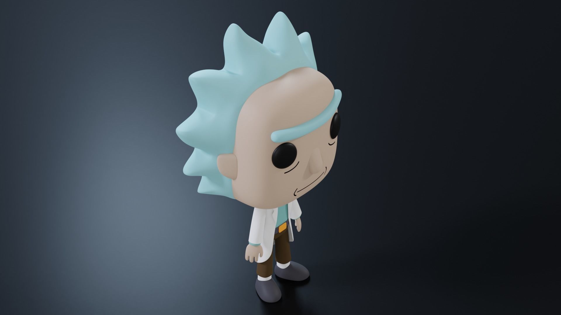 Funko Rick 3D model_7