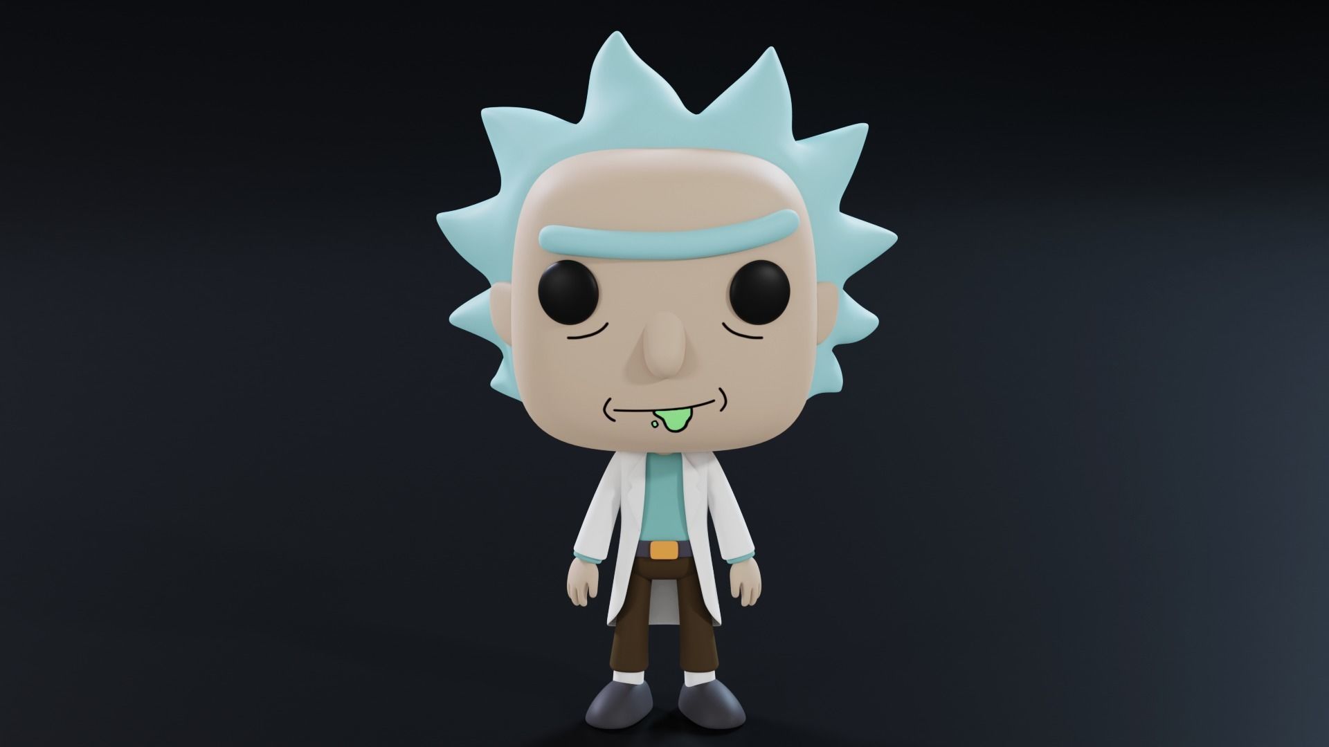 Funko Rick 3D model_1