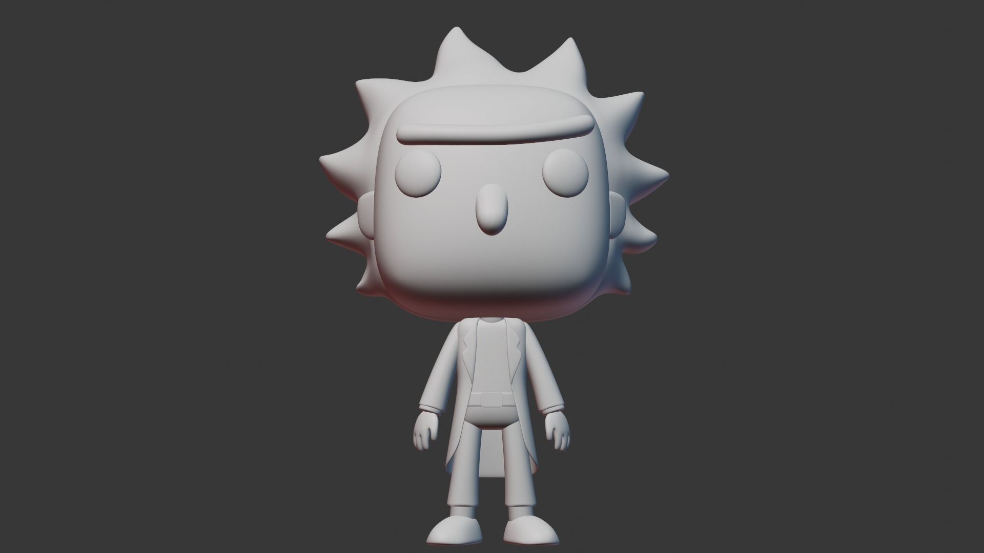 Funko Rick 3D model_14