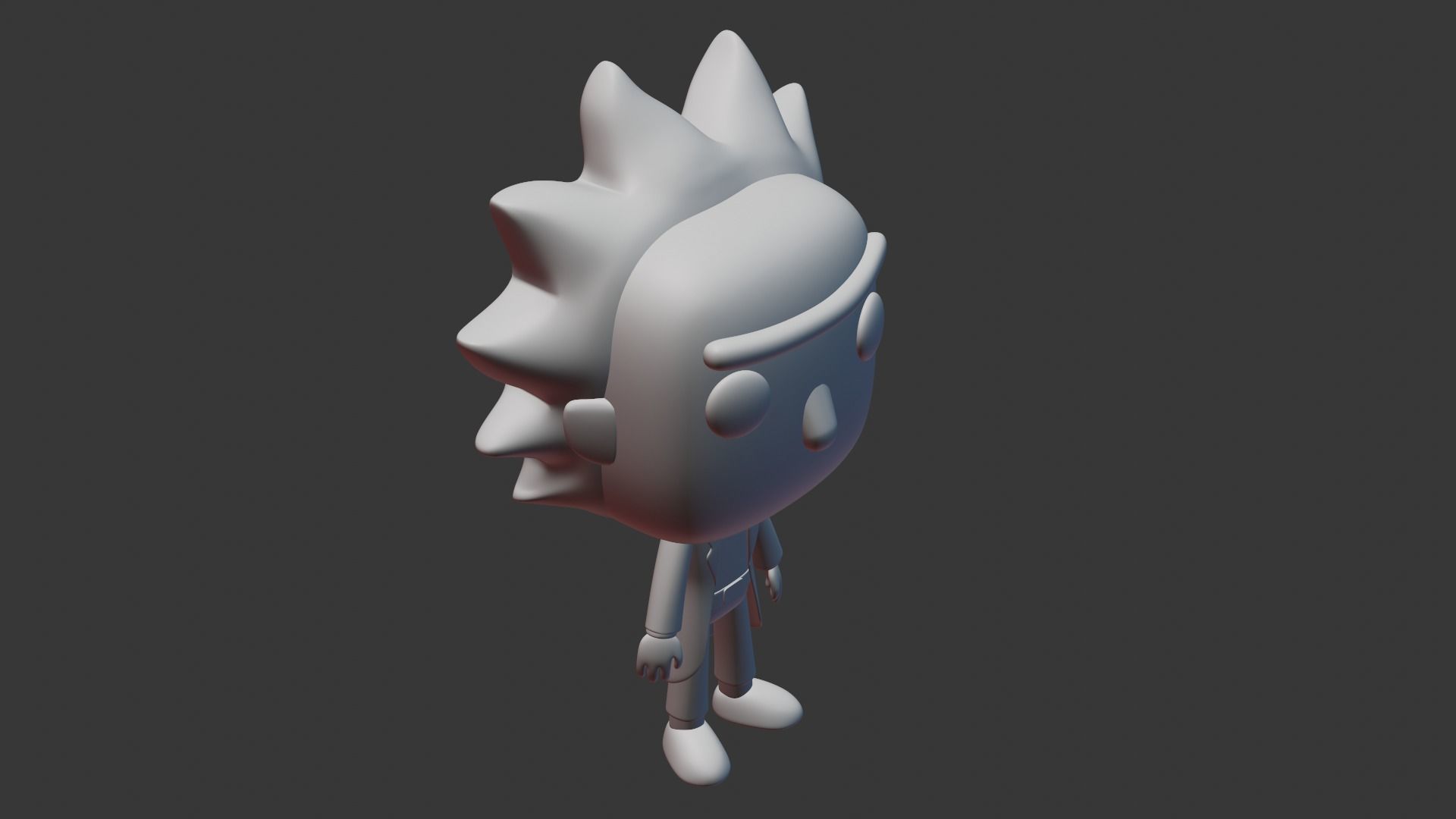 Funko Rick 3D model_12
