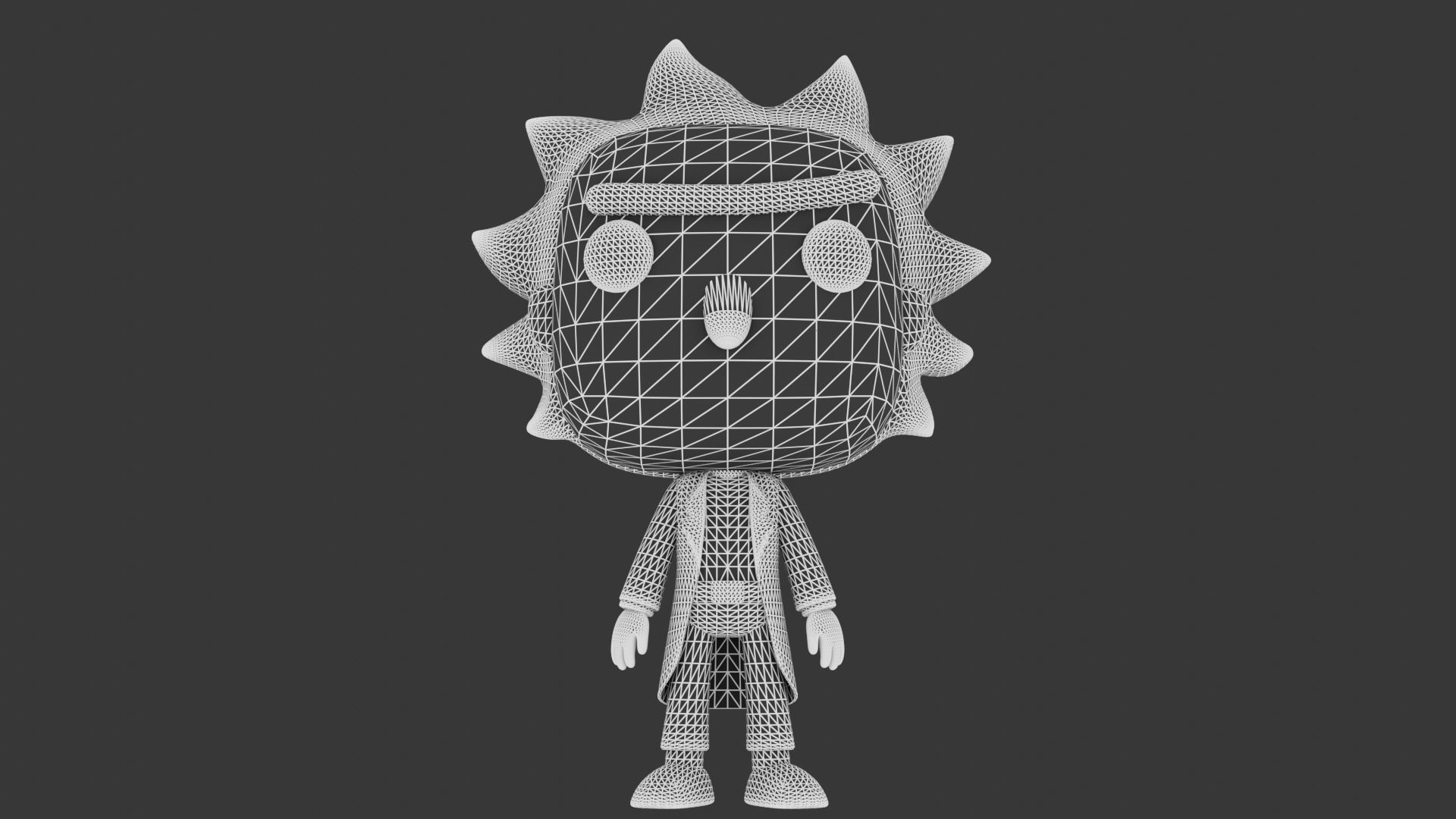 Funko Rick 3D model_19