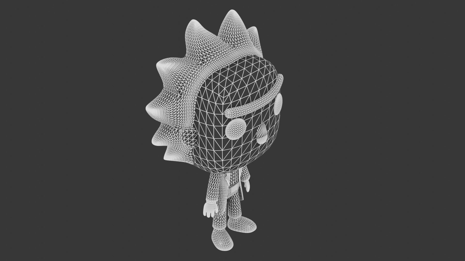 Funko Rick 3D model_17