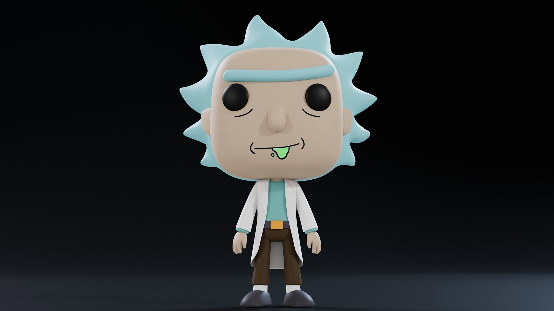 Funko Rick 3D model_4