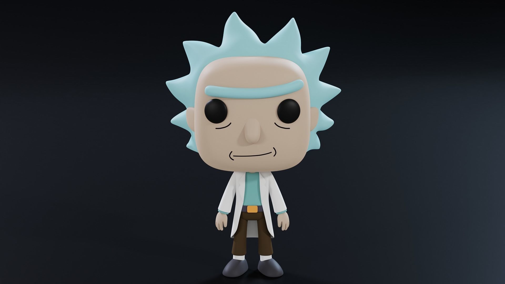 Funko Rick 3D model_5