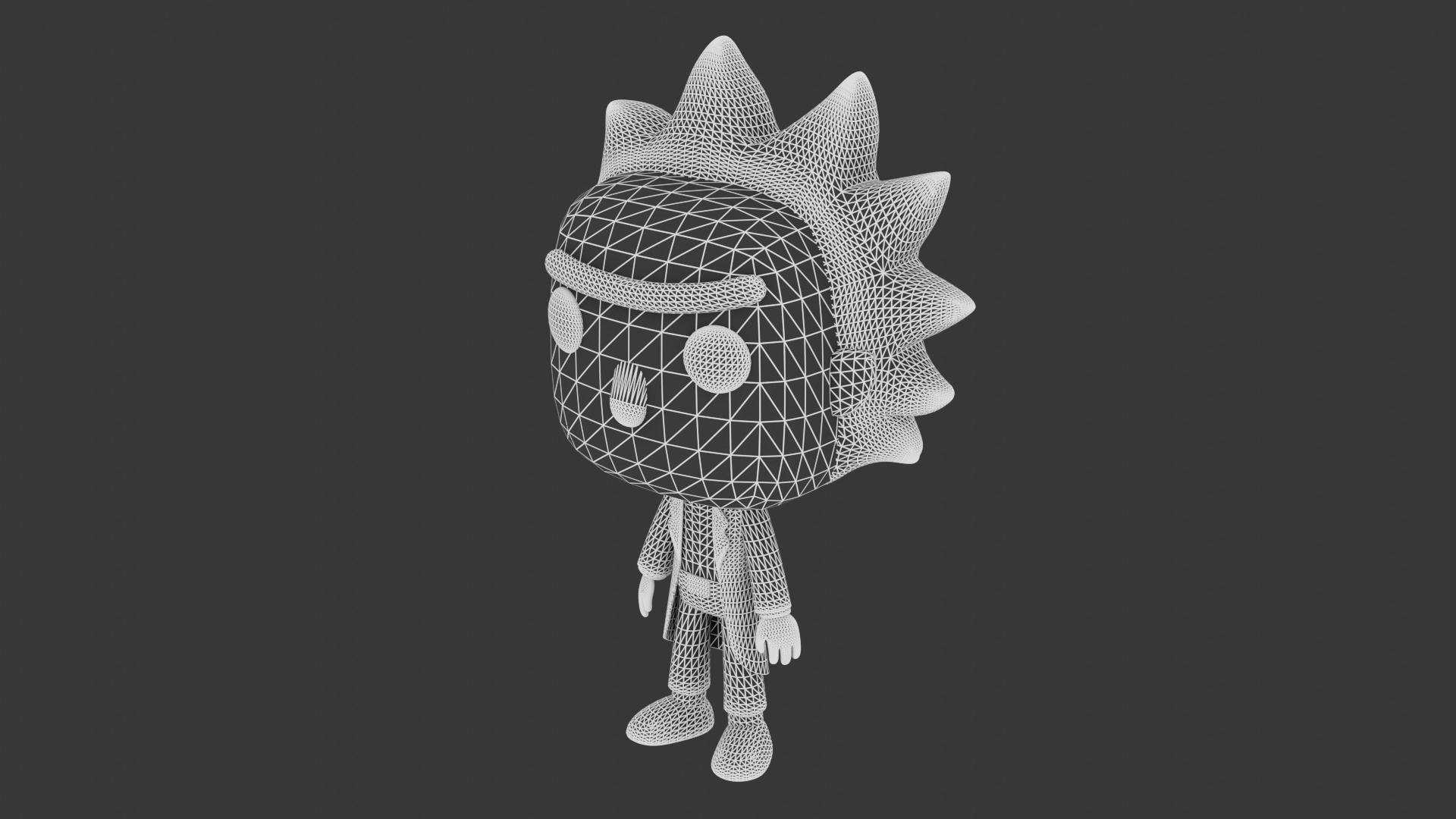 Funko Rick 3D model_16