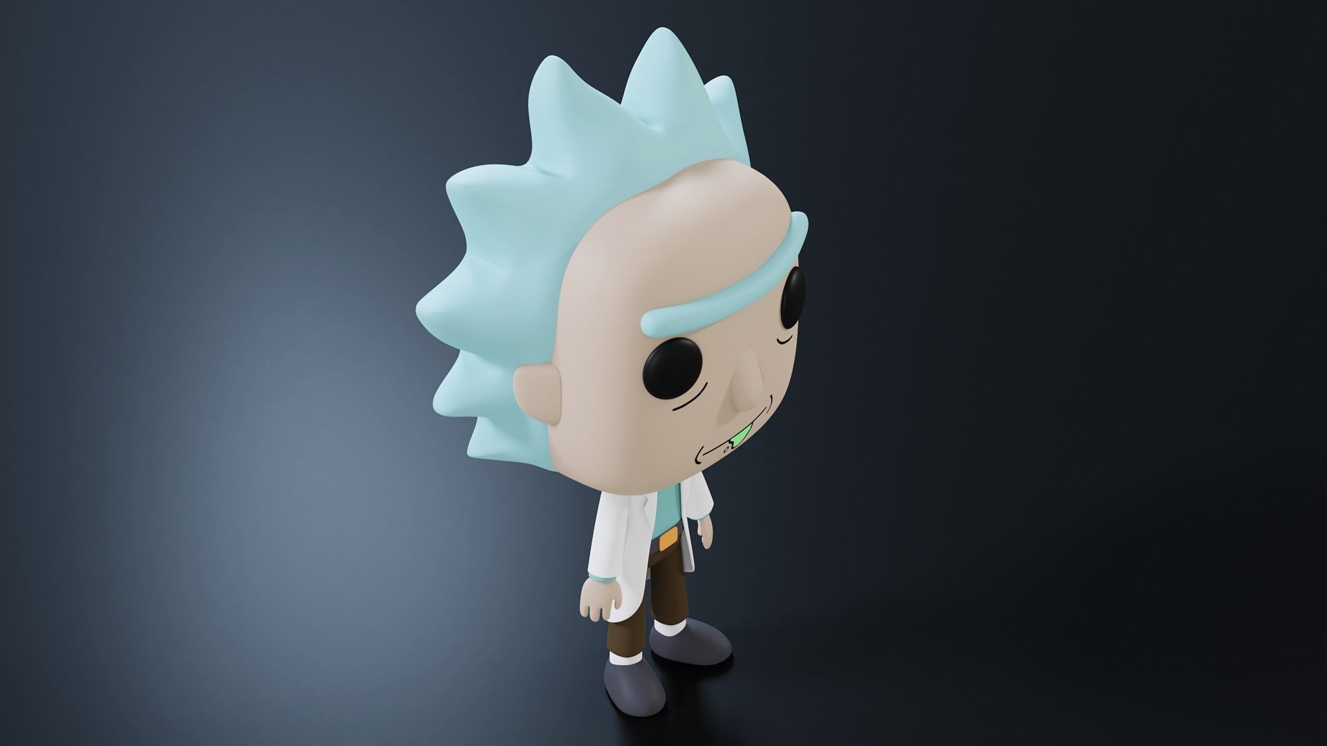 Funko Rick 3D model_3