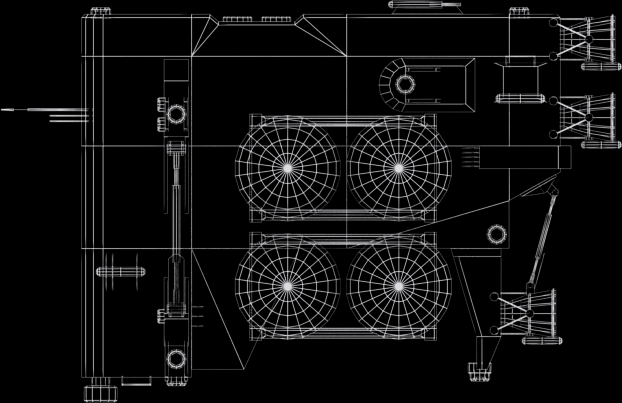 Tardigrade fuel hauler Low-poly 3D model_3