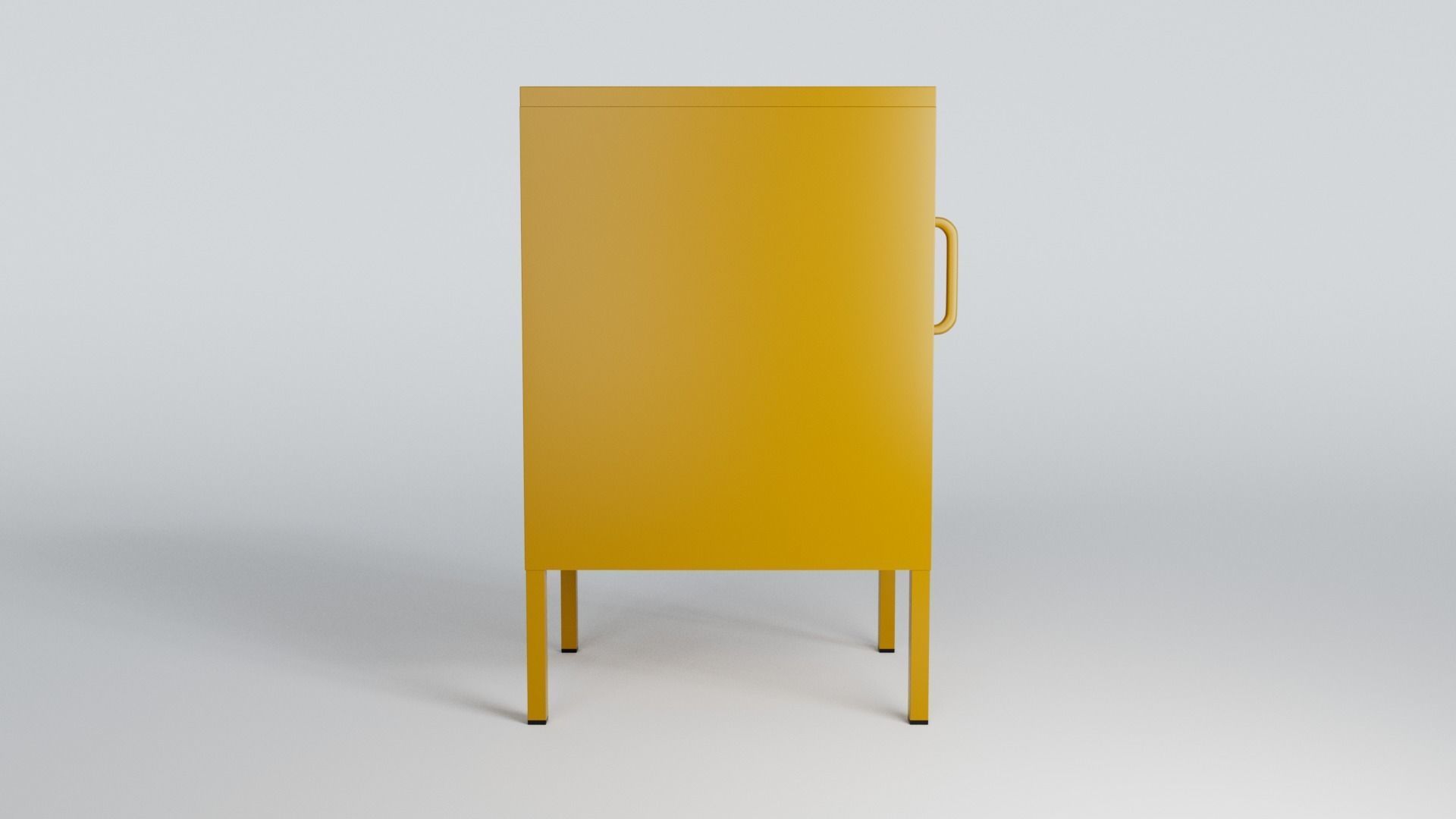 Mustard Locker 3D model_3