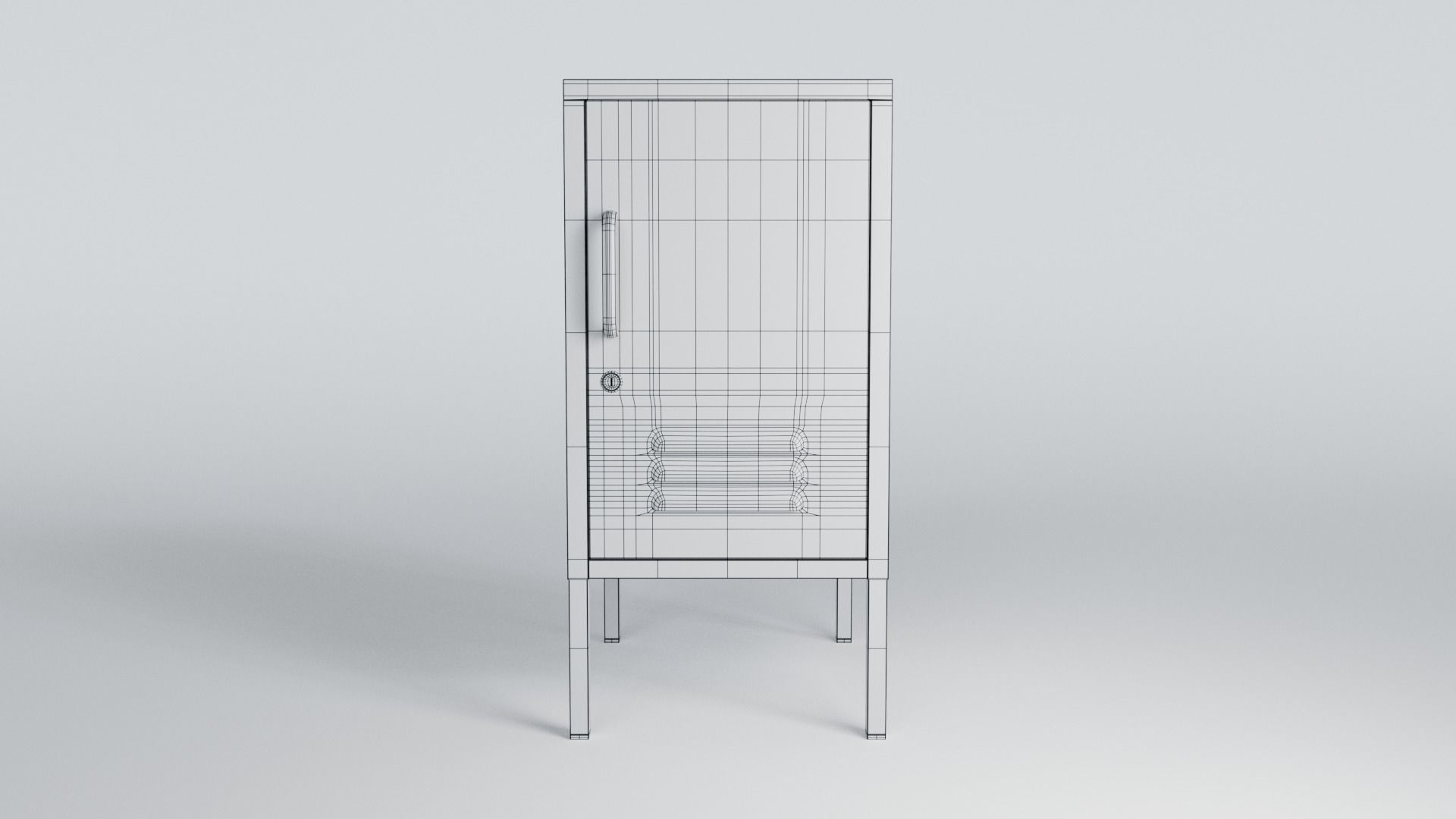 Mustard Locker 3D model_8