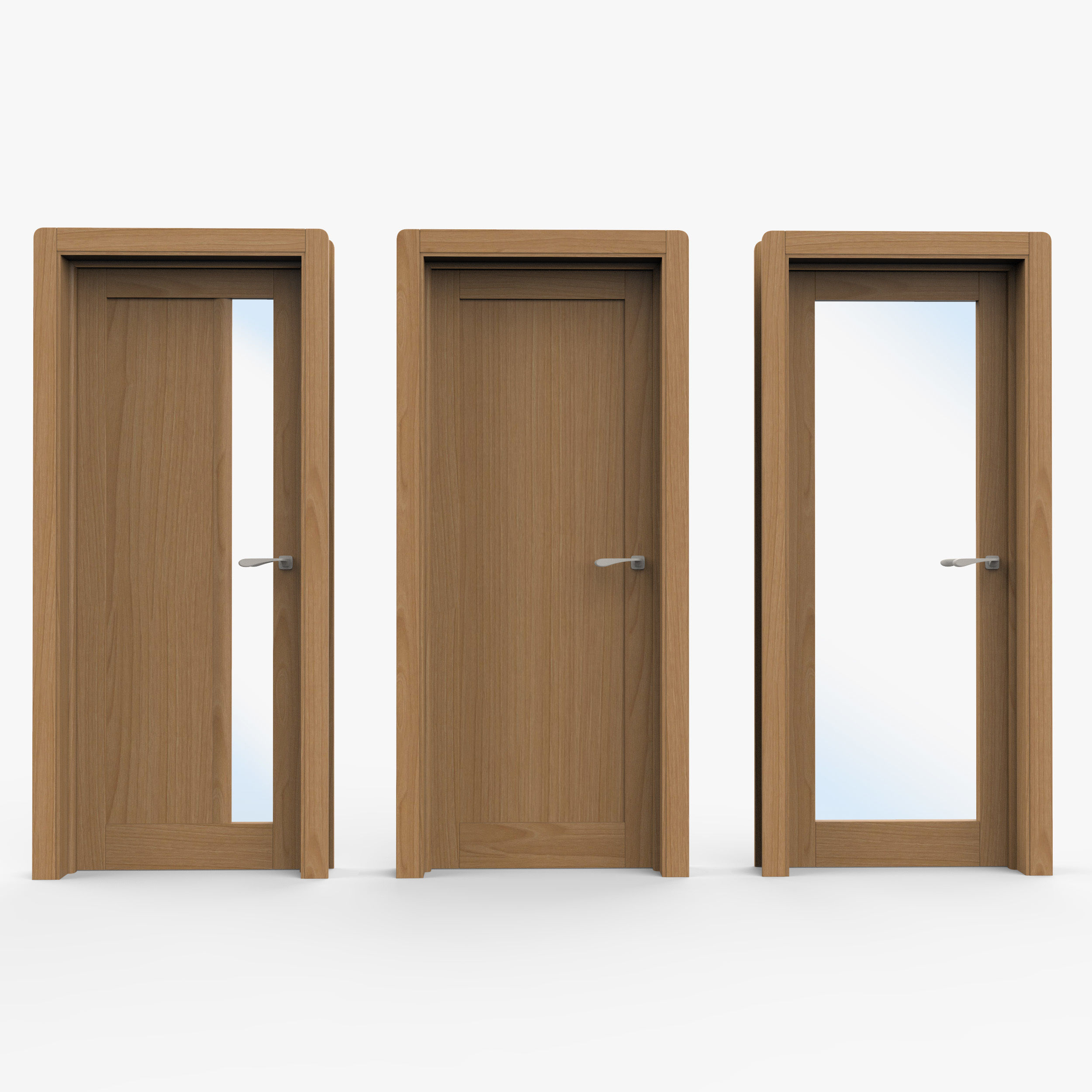 Interior door Papa Carlo 3D model_3