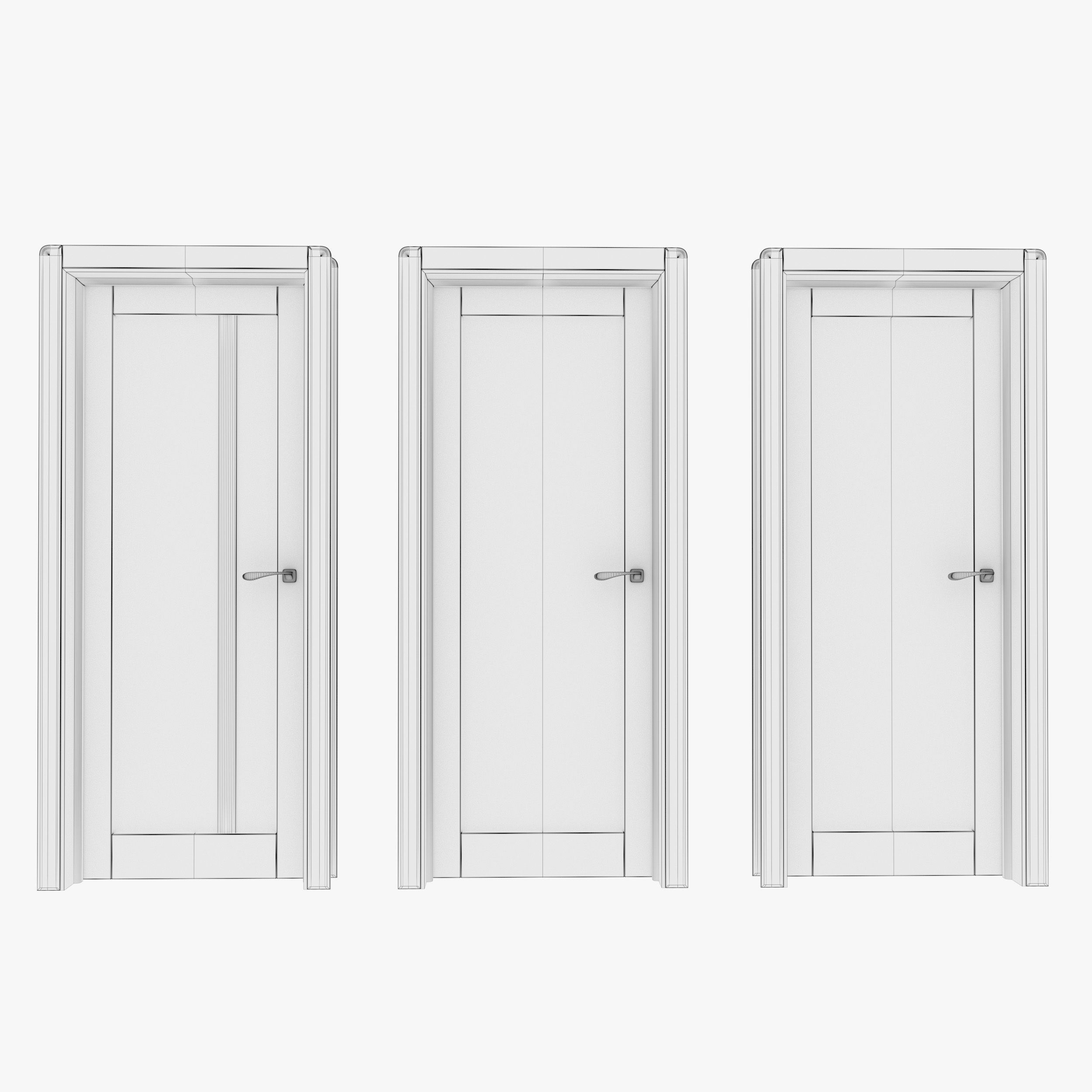 Interior door Papa Carlo 3D model_17