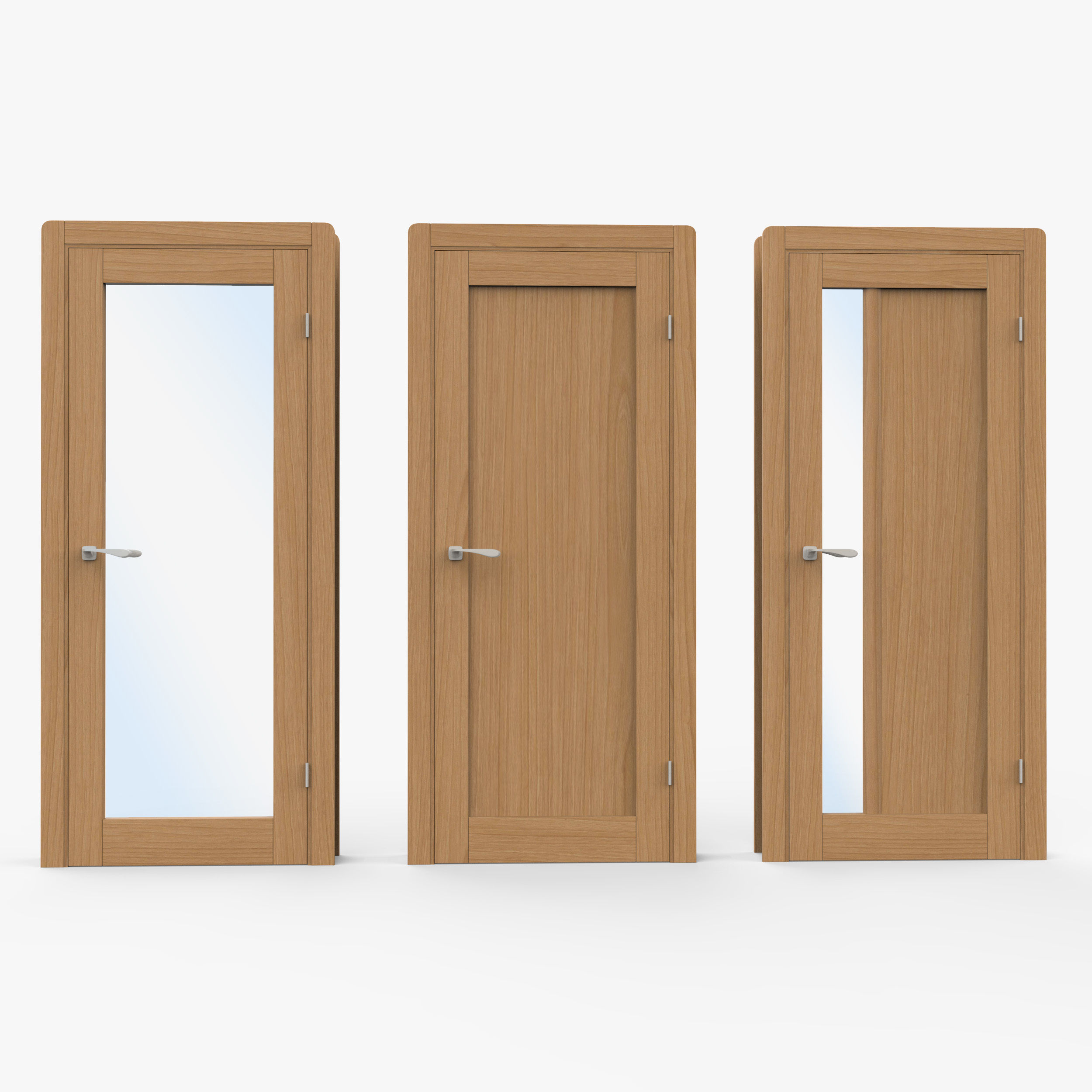 Interior door Papa Carlo 3D model_1