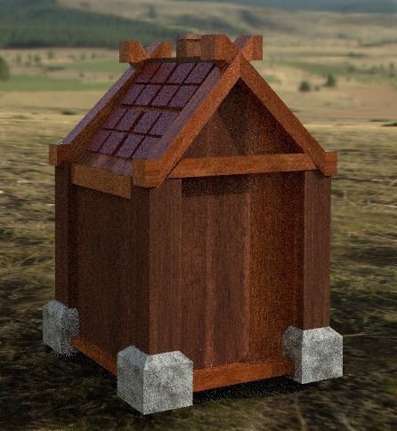 Viking House Free low-poly 3D model_3