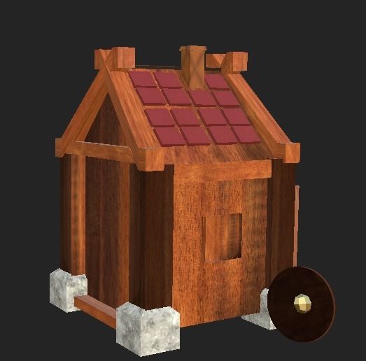 Viking House Free low-poly 3D model_10
