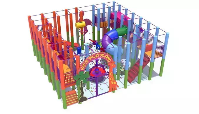 Indoor Playground 3D model