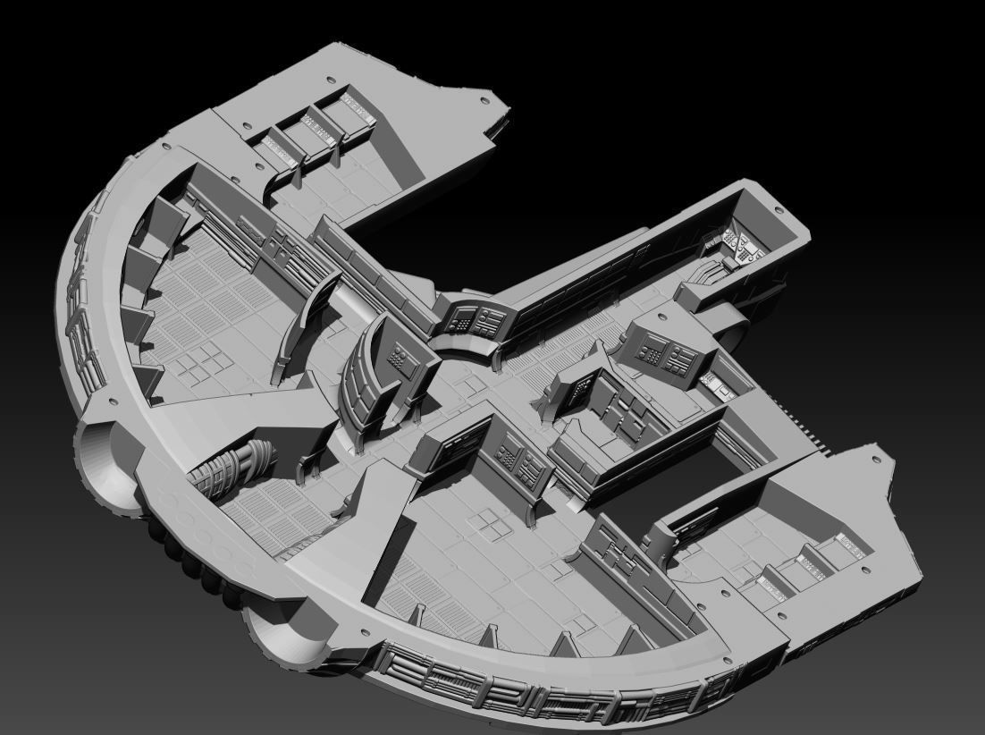Epic Hawk Freighter 3D print model_3