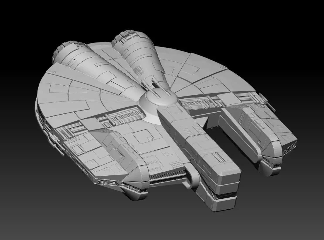 Epic Hawk Freighter 3D print model_0