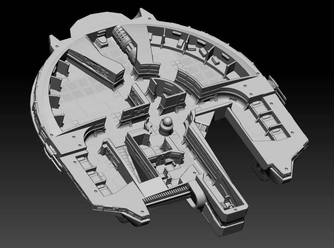 Epic Hawk Freighter 3D print model_2