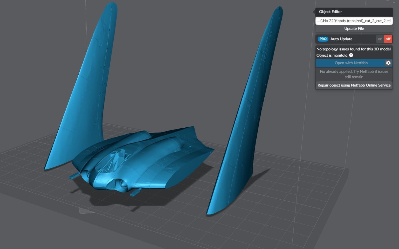 Horten Ho 229 Scale model 3D print model_5