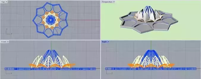 Bahai Tempe or Lotus Temple