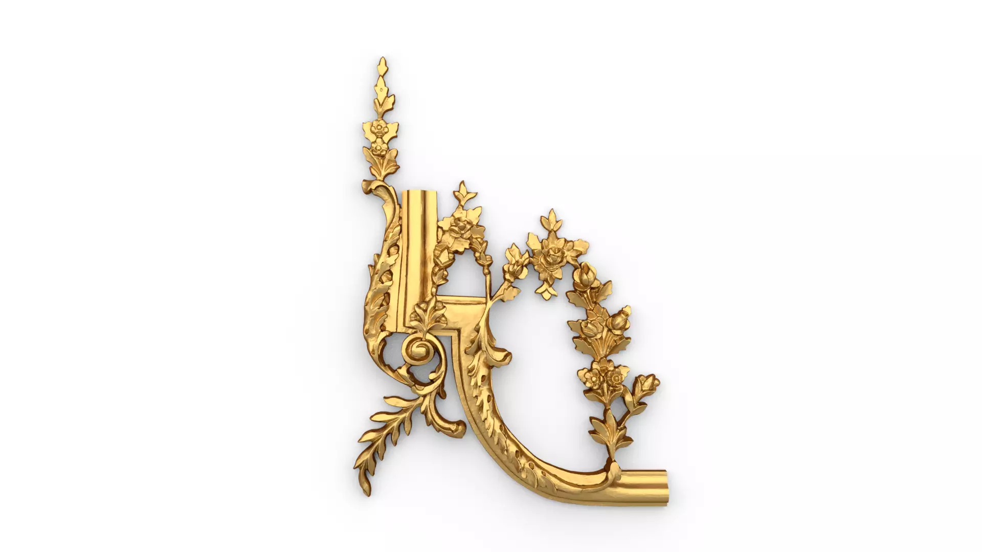 Classic decor ornament 68 3D model_0