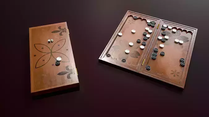 Backgammon board