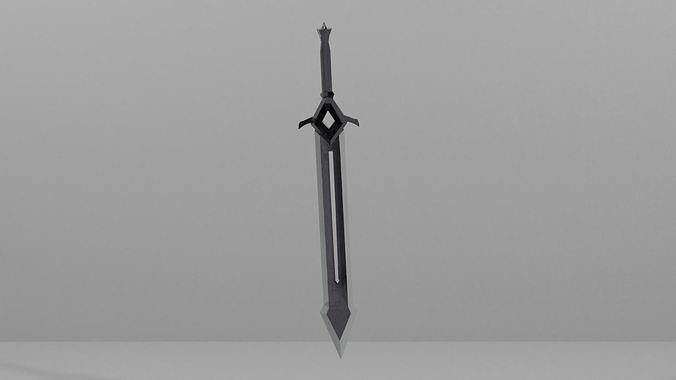 Sword Low-poly 3D model