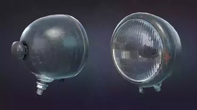 Searchlight FG-16E Low-poly 3D model