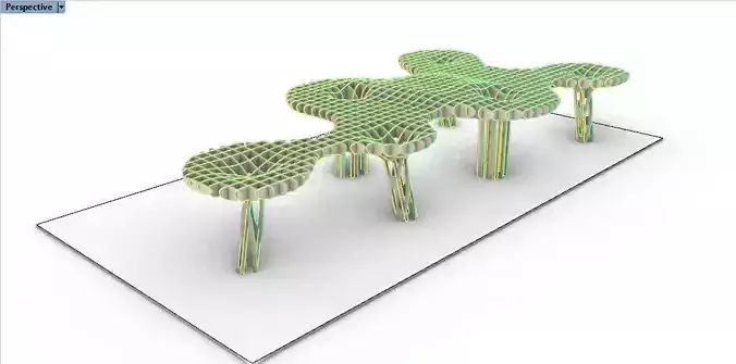 Metropol Parasol - 3D Model - Structure 