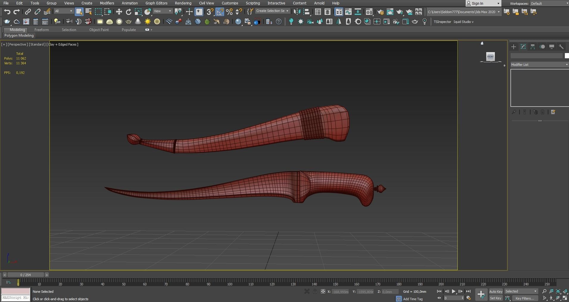 PESH-KABZ samurai sword 3D model_20