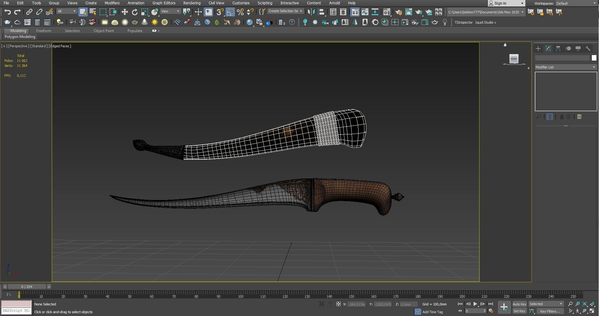 PESH-KABZ samurai sword 3D model_9
